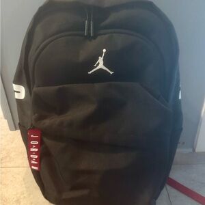 Jordan Black and White Backpack